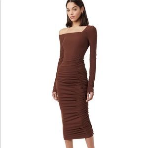NWOT ALIX NYC Chambers Dress Cocoa Dress Size XS